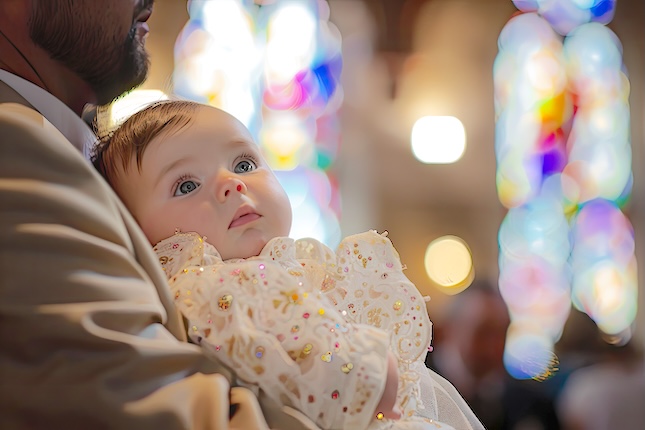 baby-is-being-held-by-man-stained-glass-window